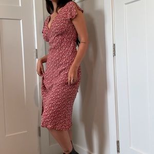 vintage floral dress